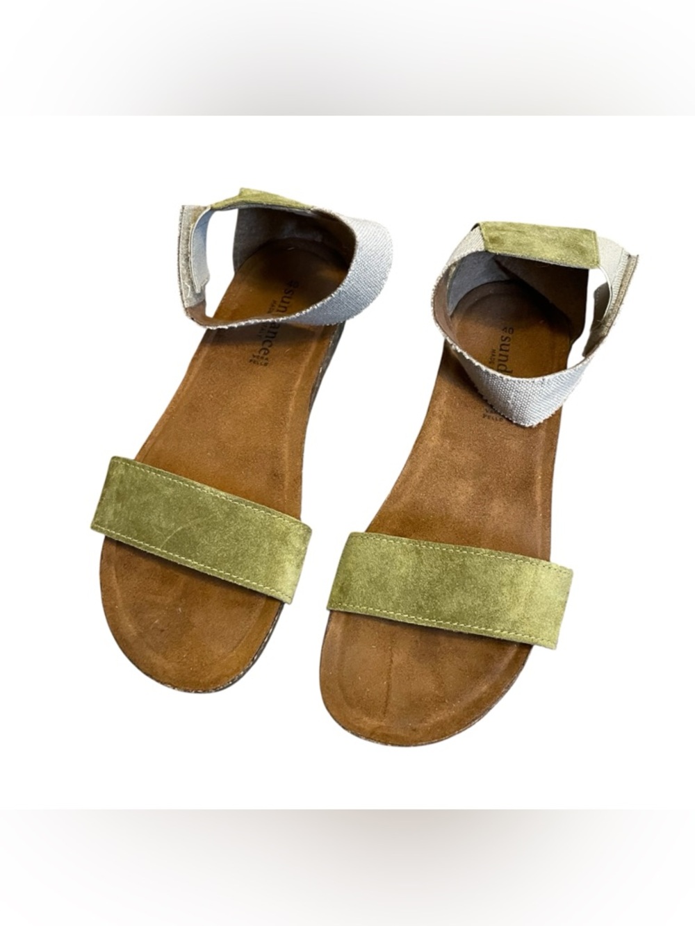 Sundance leather sandals made in Italy size 40